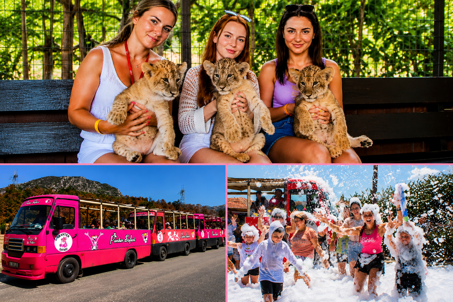 Green Canyon Cabrio Safari | Pink Panther & Land of Lions Tour from Belek